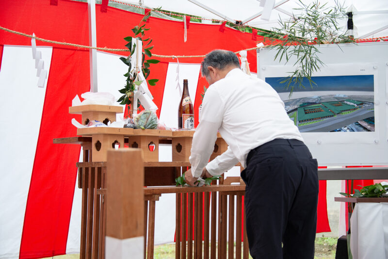 みろく園 理事長様による玉串奉奠