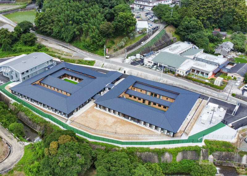 みろく園 航空写真